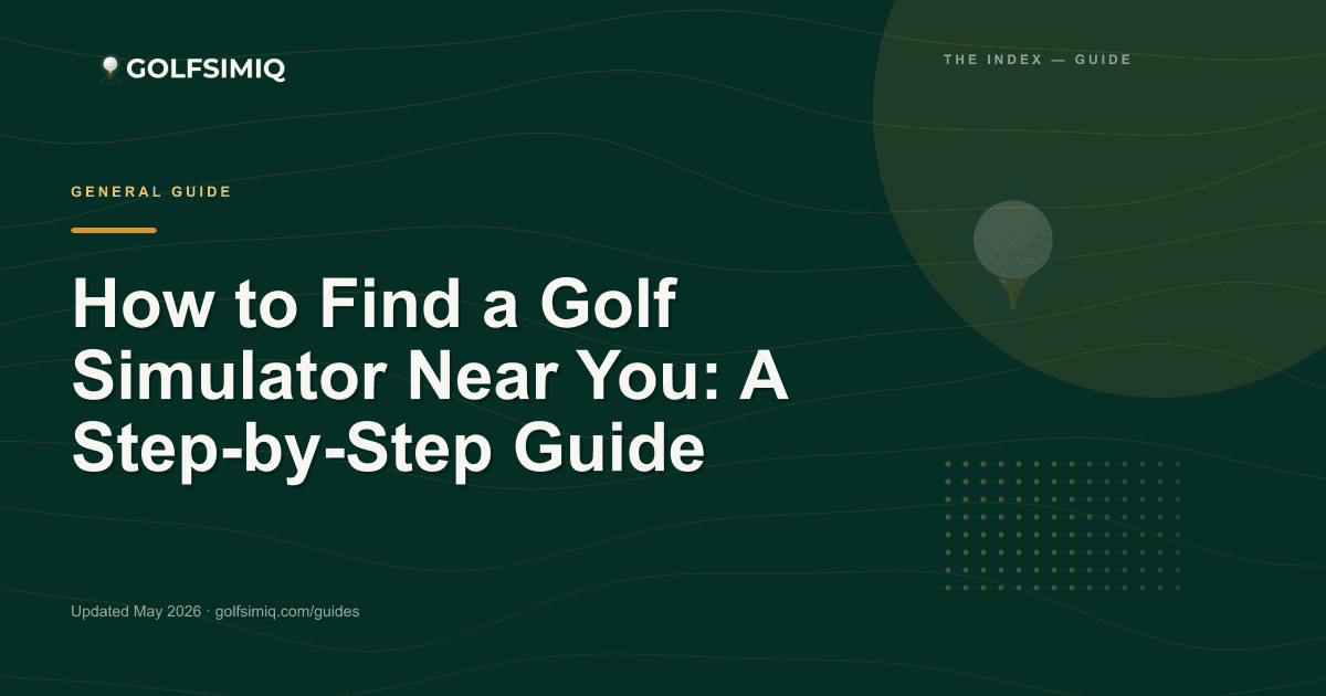 How to Find a Golf Simulator Near You: A Step-by-Step Guide